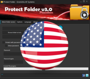 English (US) Language for Protect Folder