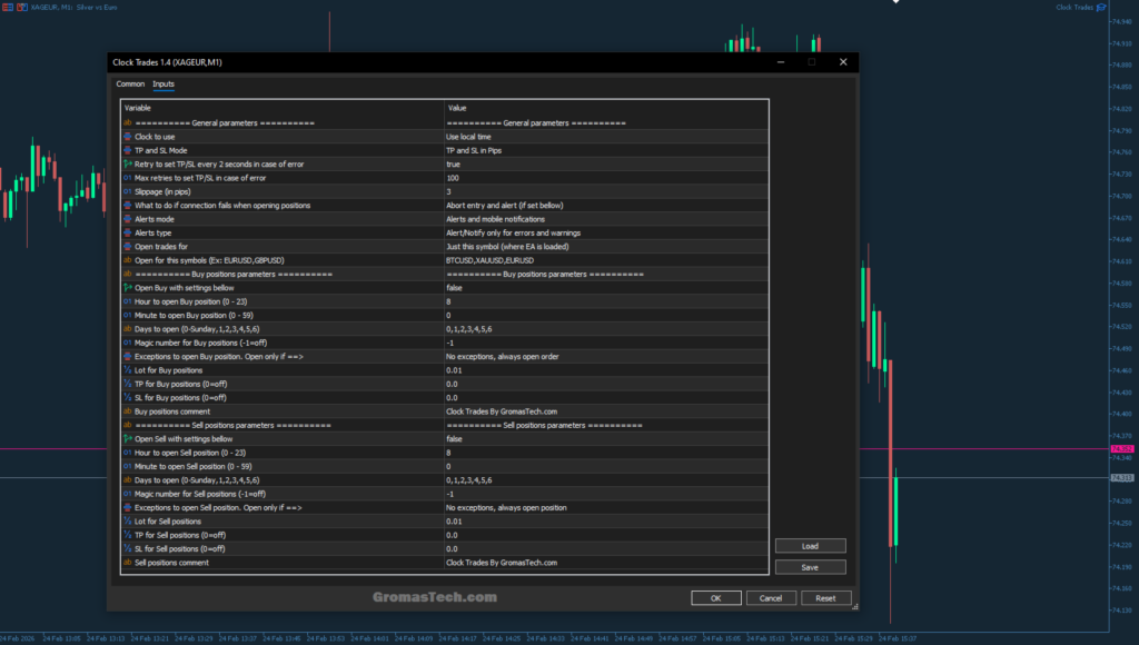 Clock Trades MT5 screenshot 1