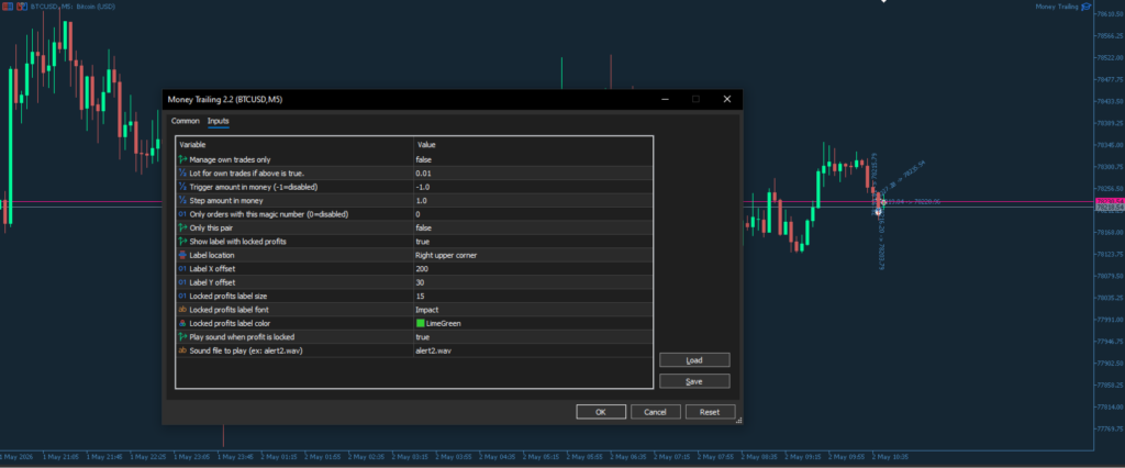Currency Trailing MT5 screenshot 3