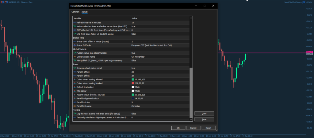 News Filter Multi Source for MT5 screenshot 3