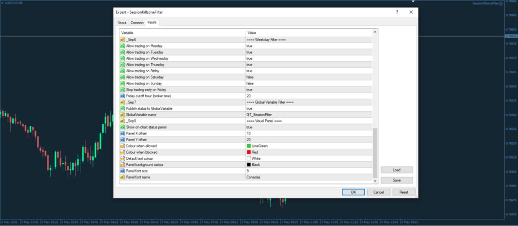 Session Killzone Filter for MT4 screenshot 5
