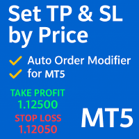 Set TP and SL by Price MT5