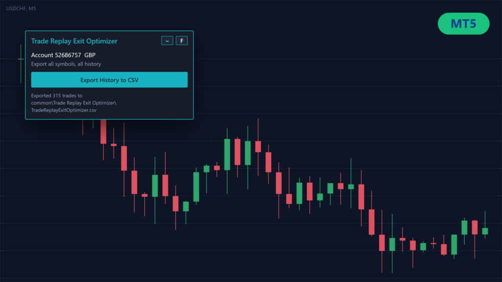 Trade Replay Exit Optimizer for MT5 screenshot 4