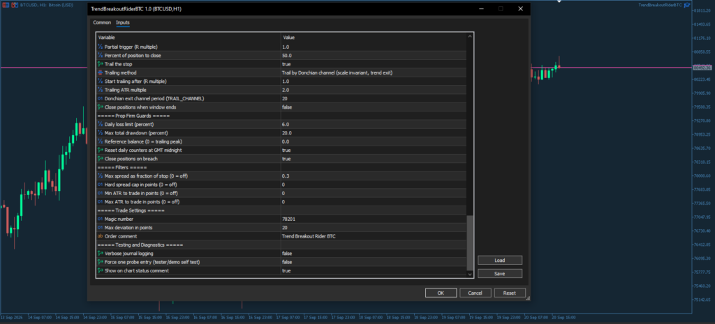 Trend Breakout Rider BTC for MT5 screenshot 4