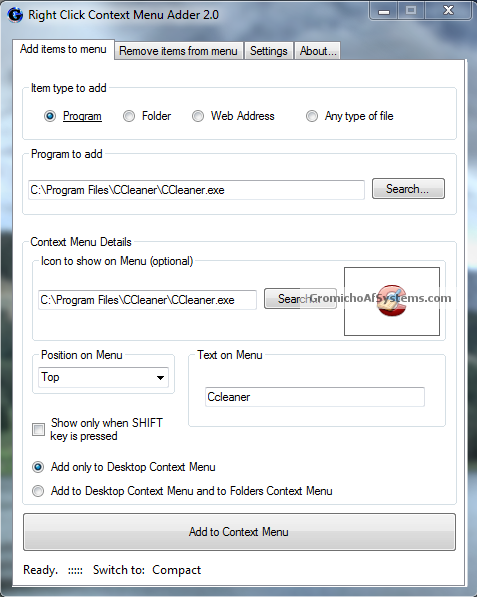 Right Click Context Menu Adder 2.0